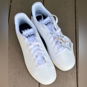 Adidas Classic White and Black Sneakers